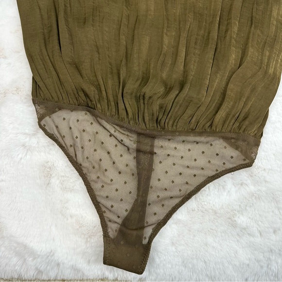 Free People Not Tired Olive Green Bodysuit - Picture 12 of 12